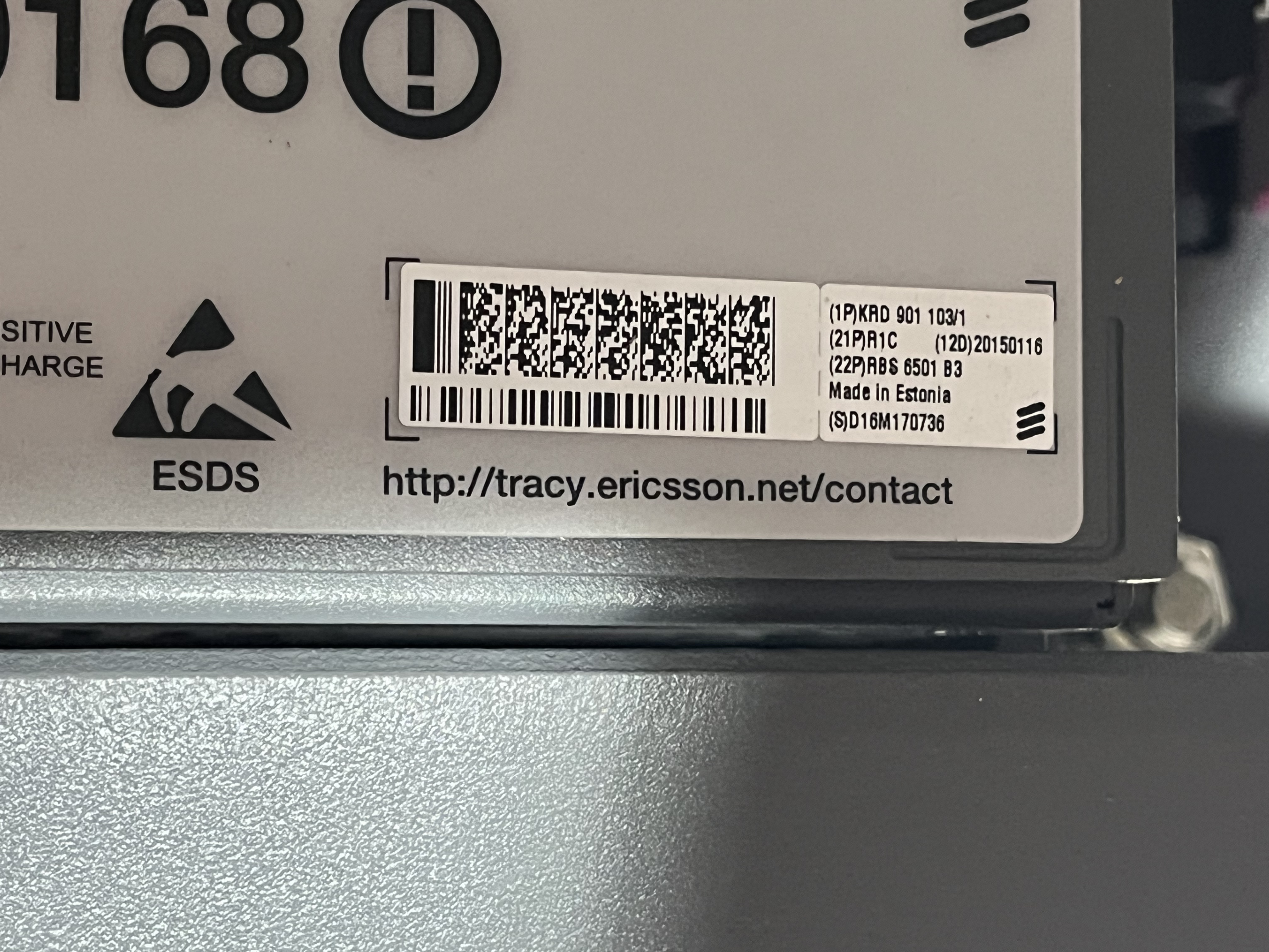 ERICSSON RBS 6501 B3 KRD 901 103/1