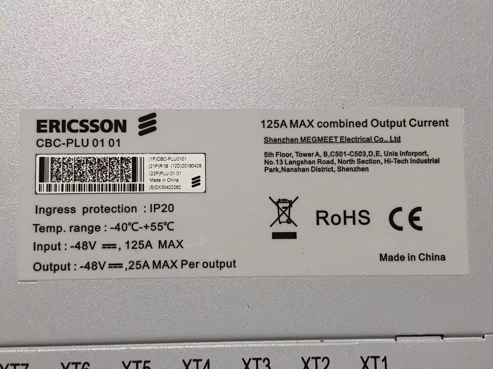 ERICSSON CBC-PLU 0101